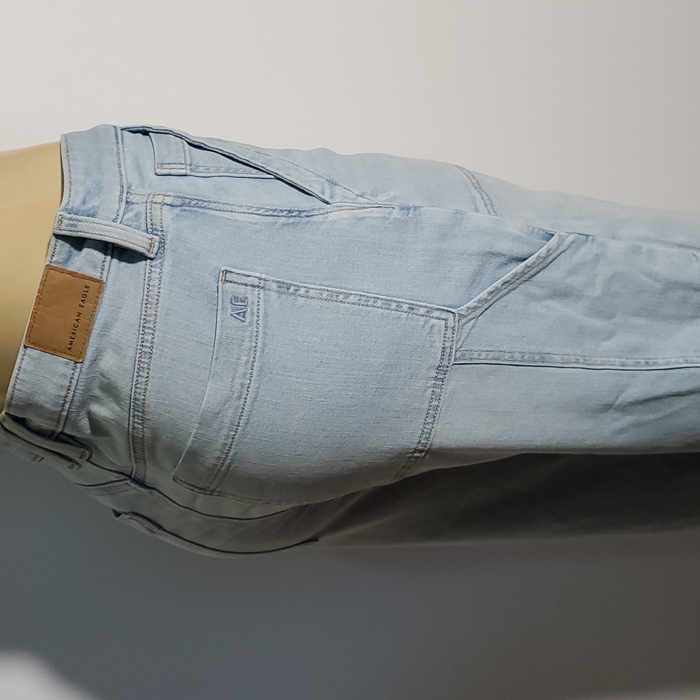 American Eagle Outfitters Light Blue Flare Jeans - Picture 9 of 16